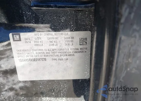 2014 Cadillac Ats Luxury from USA, damaged, VIN 1G6AH5RX5E0187076